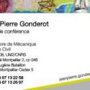 Carte de Visite Université Montpellier 2-LMGC